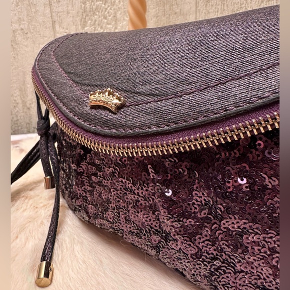 Juicy Plum Sequin Clutch - Picture 6 of 6